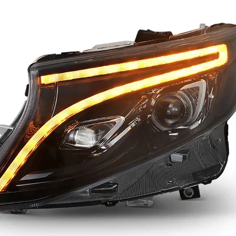 

AirowНовое поступление, полностью светодиодная фара в сборе для Mercedes-Benz V260 VITO, светодиодная фара, полная светодиодная фара 2016-2017