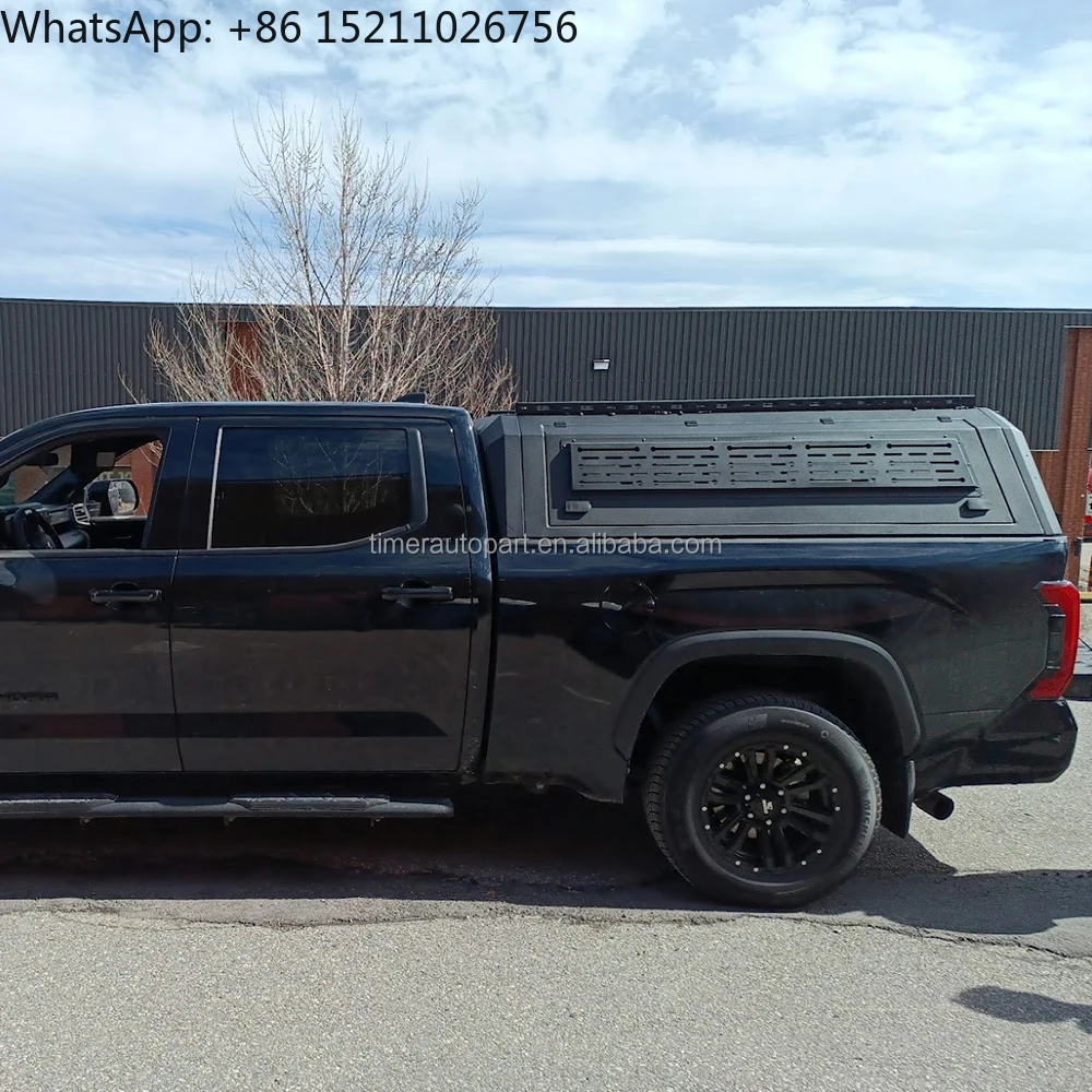 2022+ tundra 6.5ft Waterproof 4x4 Overland Aluminum Lightweight Pickup Camper Shell Truck Bed Cap Canopy Topper with Molly
