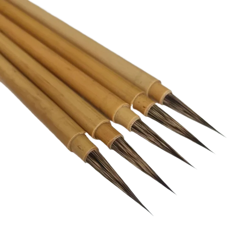 Shou Jin Ti فرشاة الرسم الخط الصيني أرنب الشعر فرشاة النص العادية الصغيرة ليان القلم مخطوطة رسم الخط فرشاة