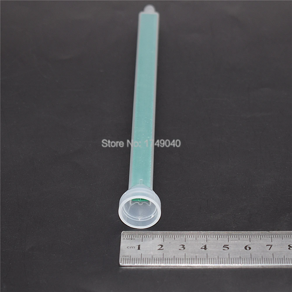 정적 AB 접착제 혼합 튜브 에폭시 수지 접착제 혼합 튜브 186mm 사각 혼합 노즐 200ml 400ml 1:1 접착제 카트리지