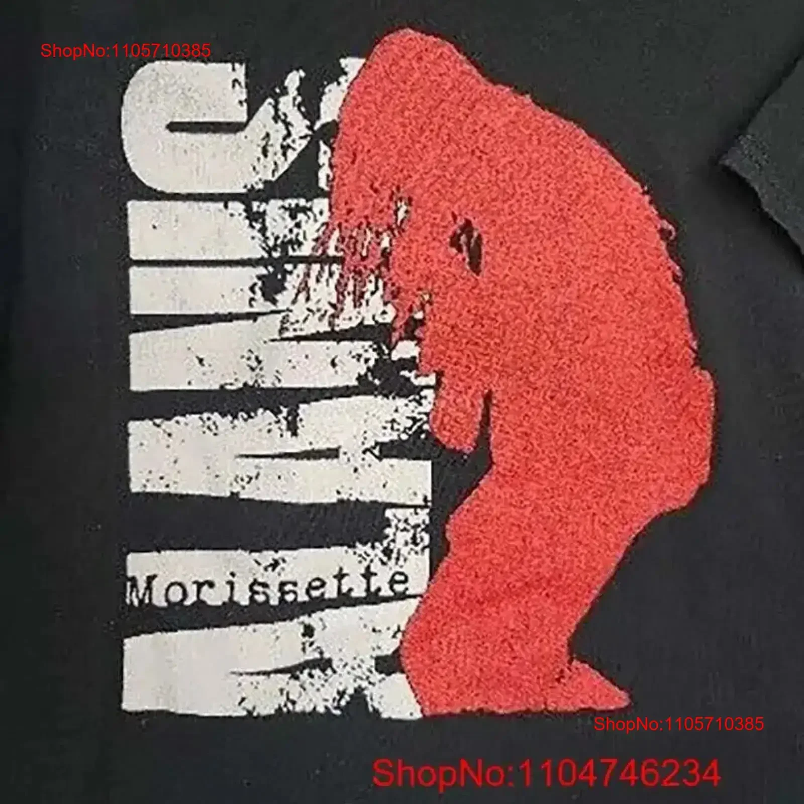 Hot Alanis Morissette 1side Black Color All Size T Shirt vintage Washed Slightly Top For Everyday Wear Casual fashion Soft