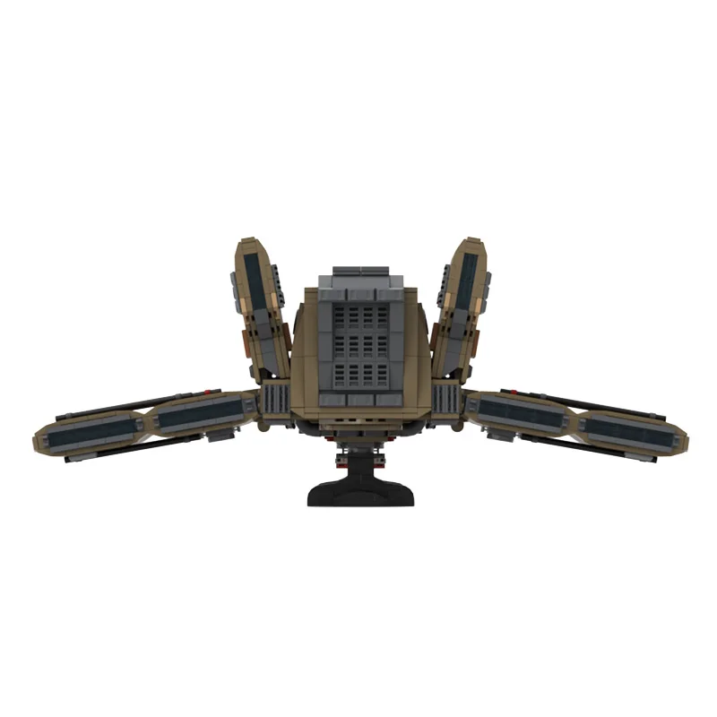 2116 pièces Star Fighting Cosmic Cruiser MOC, blocs de construction modulaires personnalisables, jouet DIY populaire pour enfants, design simple, cadeau de Noël