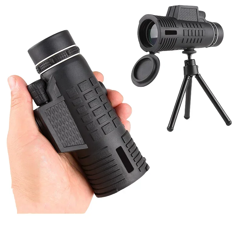 The New Monocular Telescope 12X50 HD High Magnification Low-light Night Vision Outdoor Mobile Phone Camera Telescope