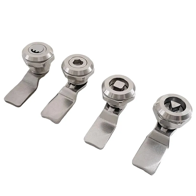 304 Stainless Steel Cam Lock with Key Corrosion Resistant for Garbage Bin Distribution box Electric cabinet