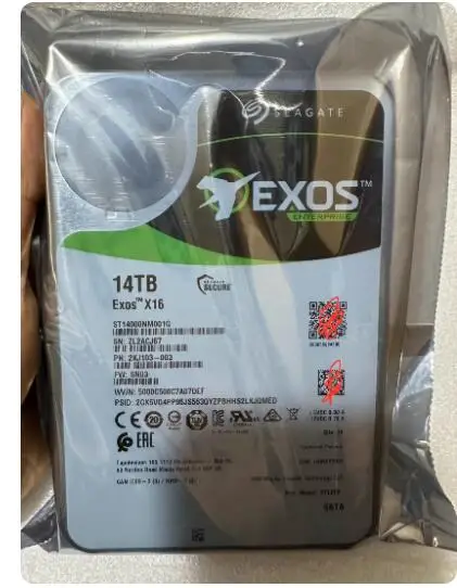 

Seagate 14T hard drive 14TB X16 Galaxy EXOS X16 mechanical monitoring hard drive ST14000NM001G