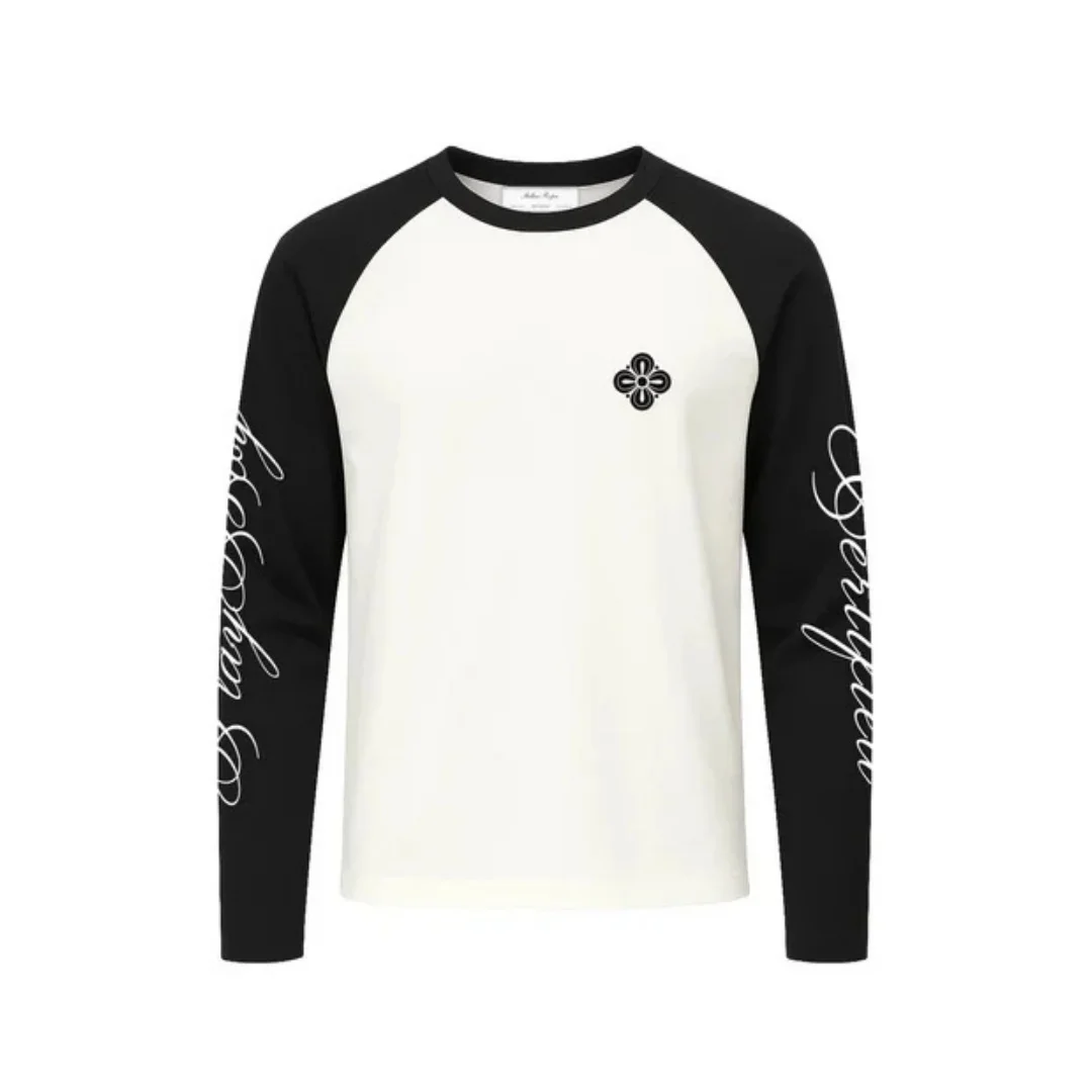 미국 스트리트 스타일 가을 겨울 유니섹스 힙합 그래픽 레터 프린트 오버사이즈 긴팔 상의