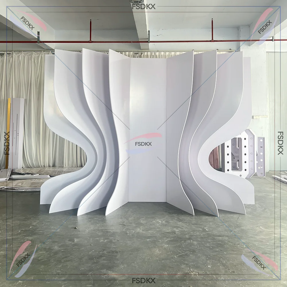 

Popular PVC Backdrops Customized Style Stage Decor Wall Events Supplier For Hiring