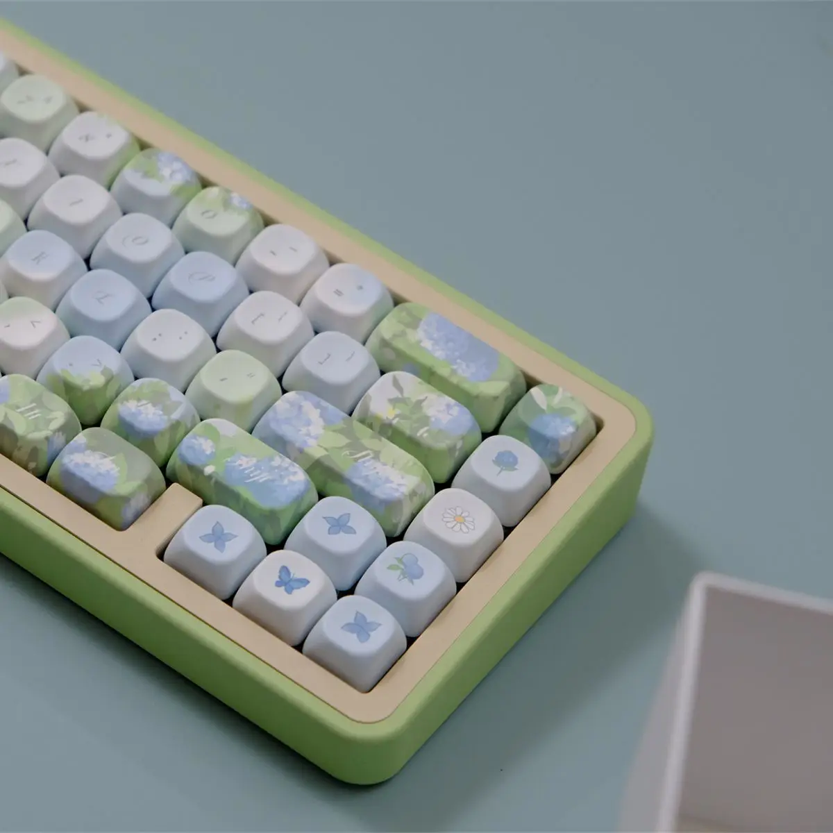 120 Keys Cute Low Profile Keycaps XOA/CHREEY/LOW Key Cap PBT Cherry Profile Keycap Mechanical Keyboard Made68 Mad68 Wooting 60