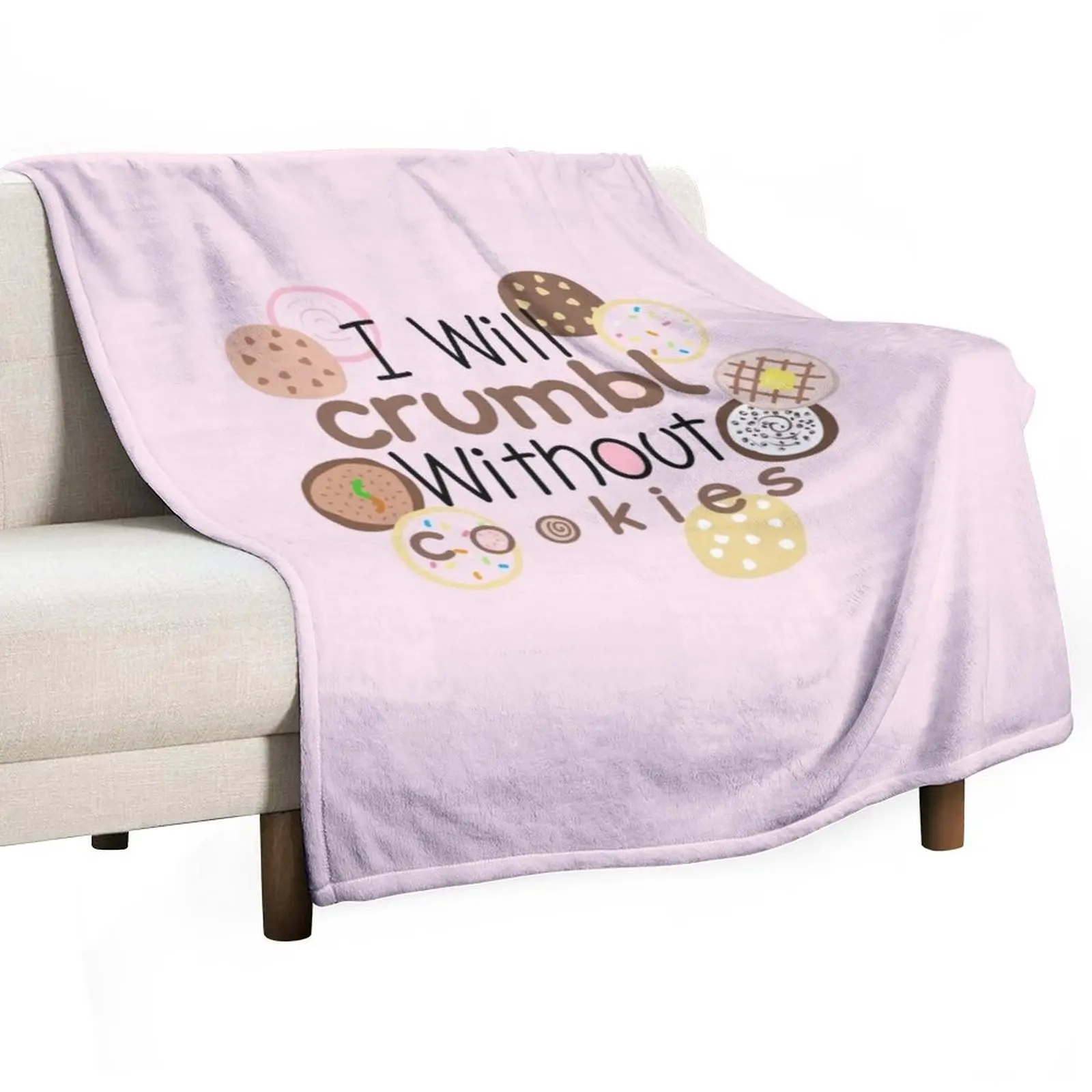 

Crumbl Cookie Throw Blanket Luxurious Soft Blanket Holiday Gift for Family