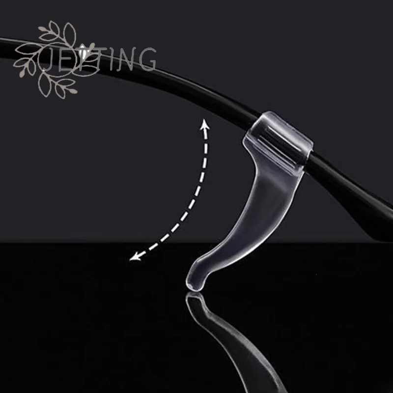 Hot 10 Pair Anti-slip Silicone Ear Grip Glasses Eyeglasses Leg Ear Hook Stopper Bracket Fastener Accessories Temple Tip
