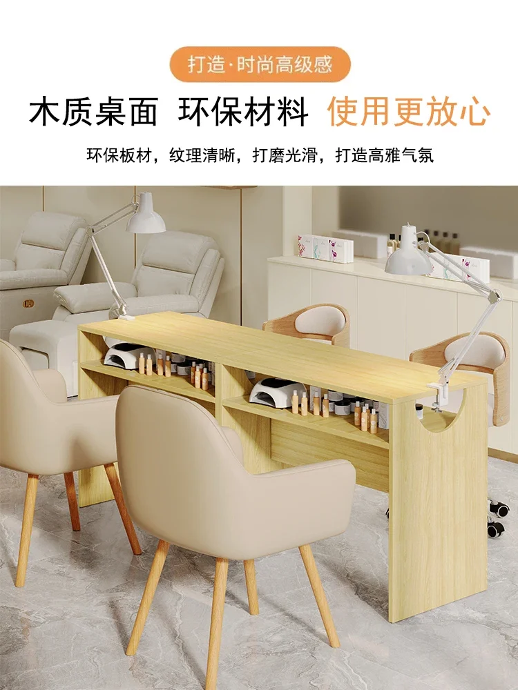 New Chinese Manicure Table and Chair Set Special Economical Manicure Shop Table Multi-functional Manicure Table Single And