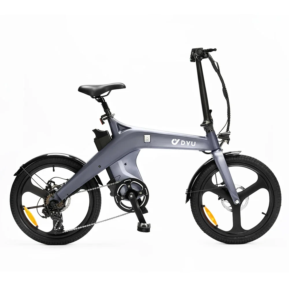 DYU T1 Elektrofahrrad 250W Bürstenloser Motor 36V 10AH Lithium-Akku Magnesiumlegierung-Rahmen Erwachsenen-Klapp-E-Bike mit 20-Zoll-Reifen – Detail 19