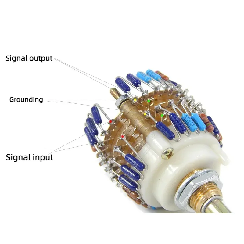 23 Steps Stepping Potentiometer 100K (dual Channel) Volume Potentiometer Single Price