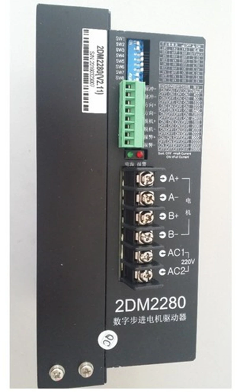 2DM228 0 محرك متدرج سائق AC80-240V 8A 2 المرحلة ل نيما 34/42/52 محرك متدرج