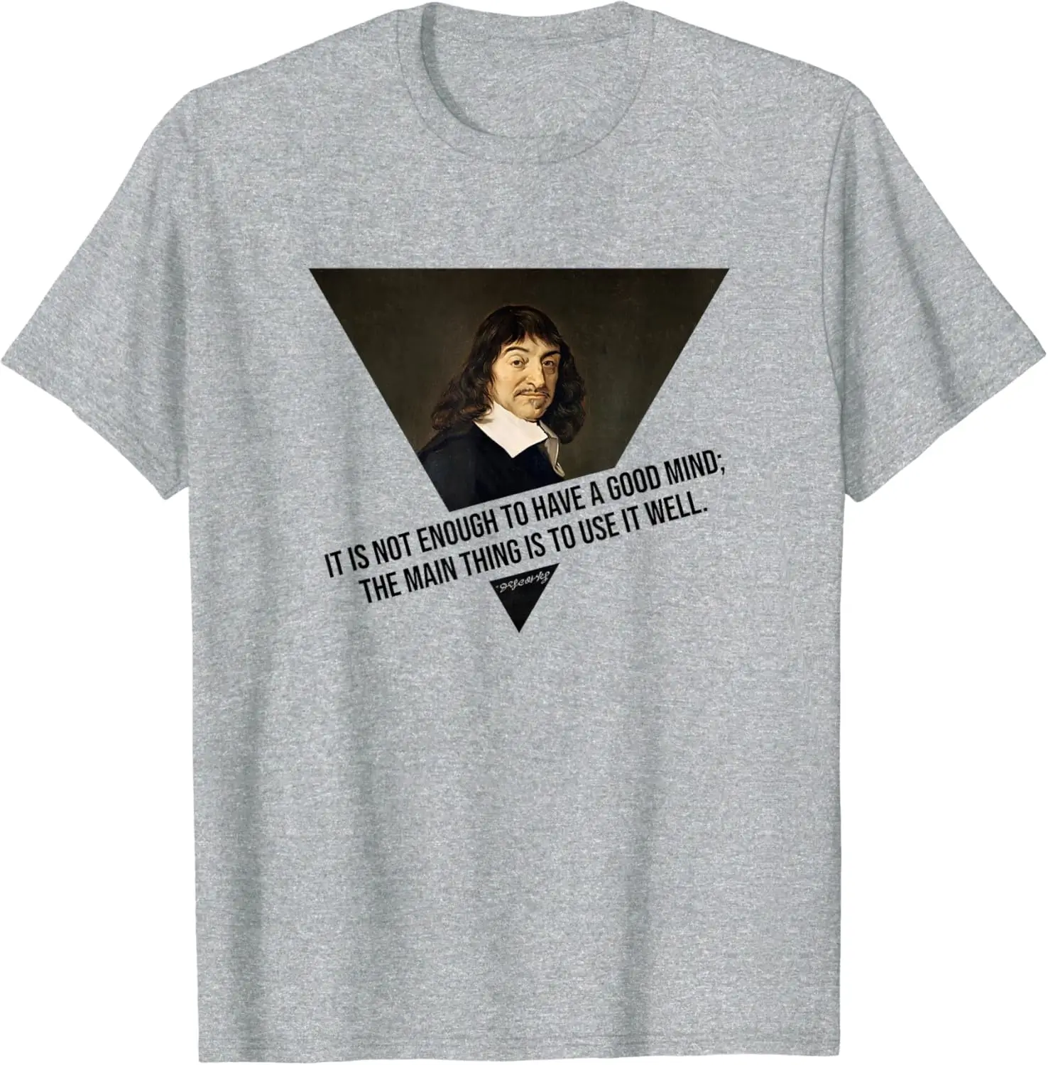 René Descartes t-shirt intelligent quote funny philosophy T-Shirt