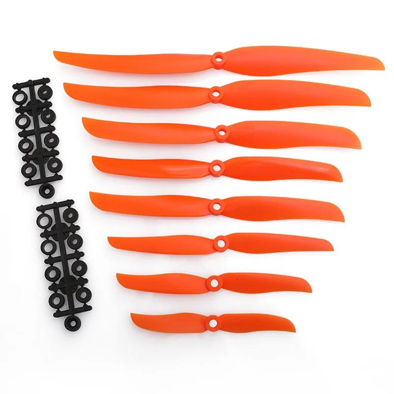 10 Pcs Propeller Large Hole Propeller Red 5030 6035 7035 8040 8060 9050 1060 For Remote-Controlled Aircraft