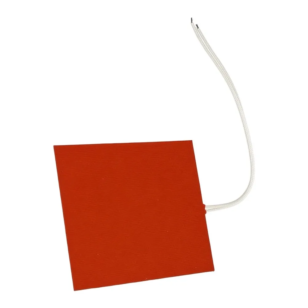 Soft Bendable 12V 30W Silicone Heater Pad Fast Thermal Conductivity Heating Mat Multi‑scene Use For Mechanical Device Warm Up
