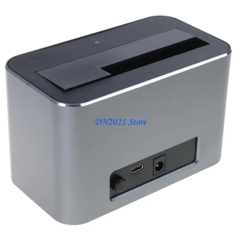 F3KE USB3.0 Type C Harde Schijf Docking Station Reader Case voor 2,5/3,5 inch Solid Disks met LED-indicator