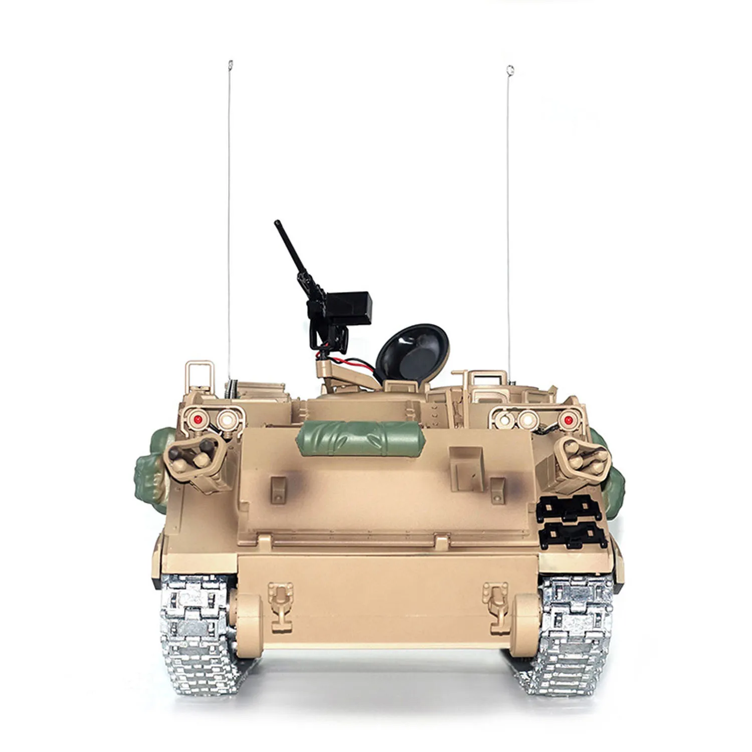 

Подарок TD 1/16 RC Tank M2412-C M113A2 APC Инфракрасная турель, вращающееся на 360 градусов металлическое колесо Panzer Control, электрическая военная машина