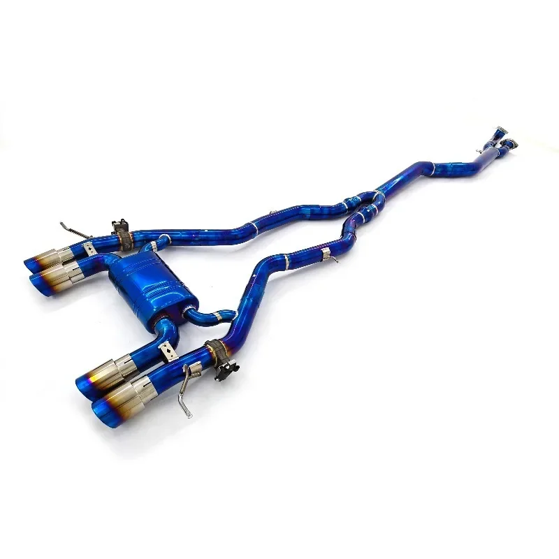 In Stock CSZ G87 M2 Titanium Exhaust for  S58 M2 G87 3.0T Single Midpipe Catback Valvetronic Muffler