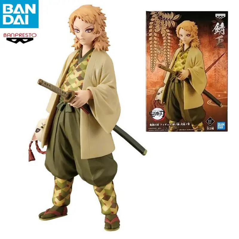 

Bandai Original Banpresto Demon Slayer Kamado Tanjirou Sabito PVC Anime Action Model ornament Collection Figure Toy Kids Gift