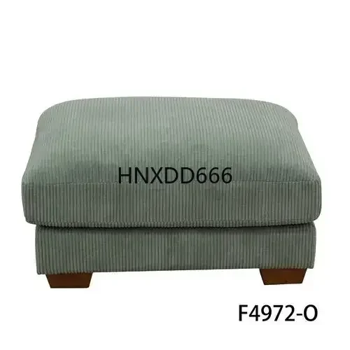 

Green Corduroy Living Room Sectional Ottoman