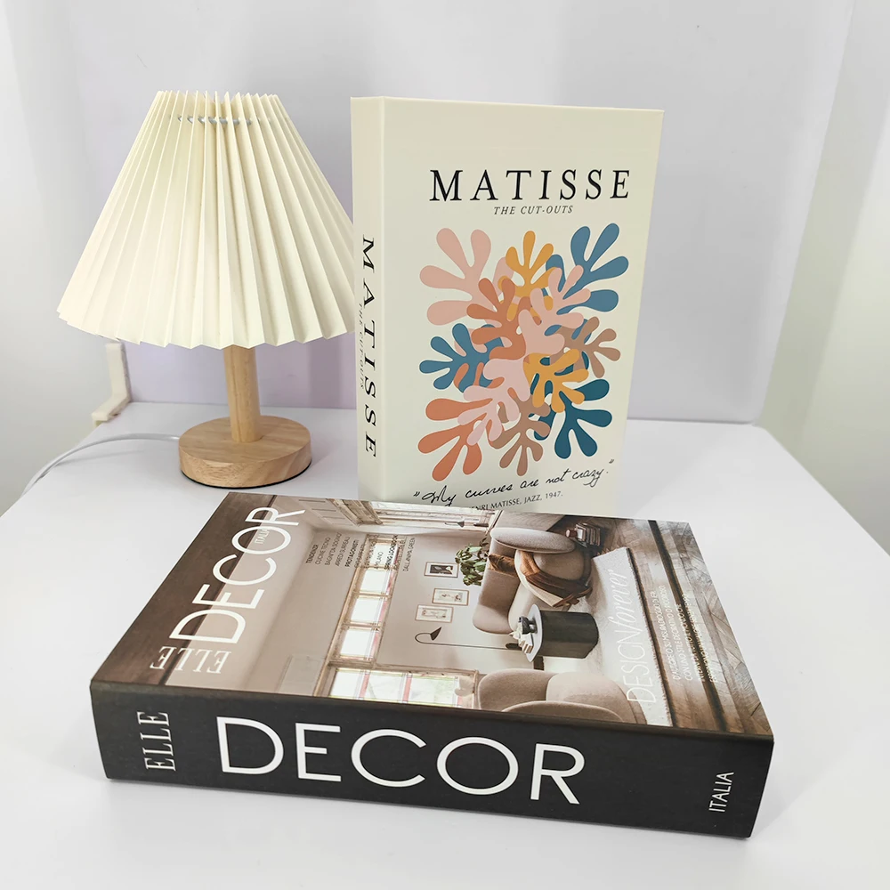 Luxury Fake Books Home Decoration Remote Control Storage Box Coffee Table Living Room Fashion Home Decoration Accessories