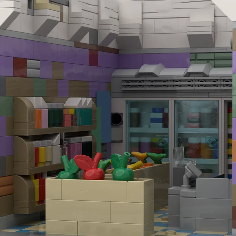 2573 PCS MOC Medieval Luxury Winery Architecture Scene Building Block Customize Diy Education Assembly Kids Toys Birthday Gifts