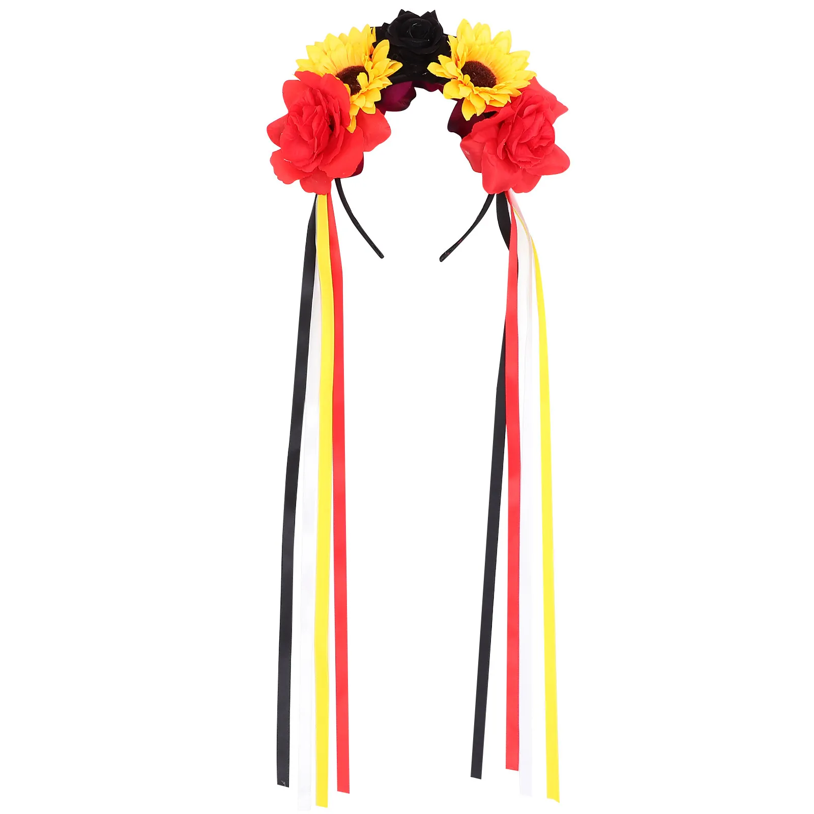 Unique Halloween Floral Headband Feminine Tenderness Fashion Charm Women Rose Headband Mexican Headbands for Women
