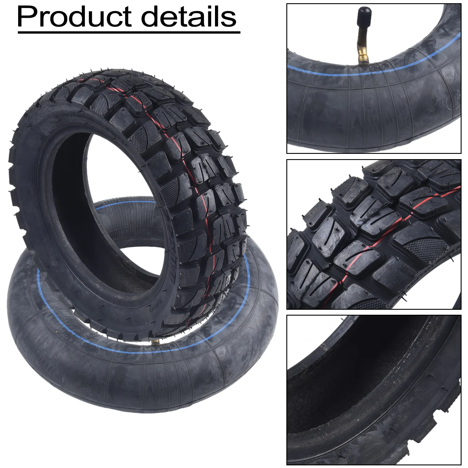 

Enhance Your Riding Experience with For Xiaomi Electric Scooter 10inch Tyre 255*80 Offroad Tire and 10*2 125 Inner Tube