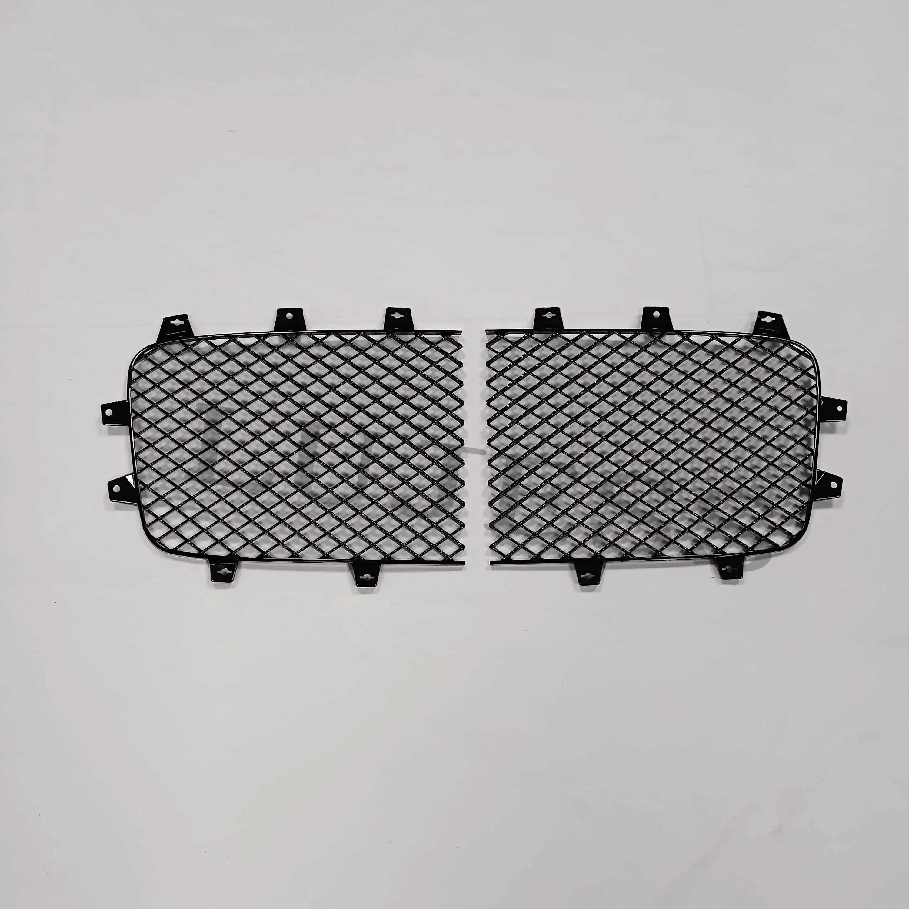 For Black or Chrome Front Radiator Car Grille Meshes for Bentley Continental GT GTC 2013-2017 3W3853683 3W3853684