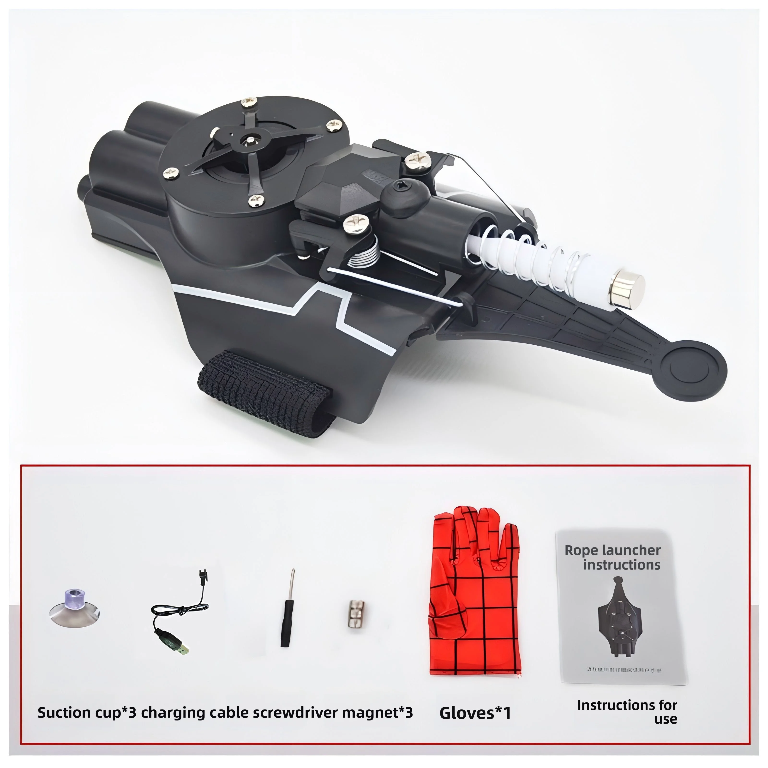 Spider Silk Launcher Web Shooters Volautomatische cosplay speelgoed rekwisieten Cadeaus voor kinderen en volwassenen Touwapparaat voor entertainment