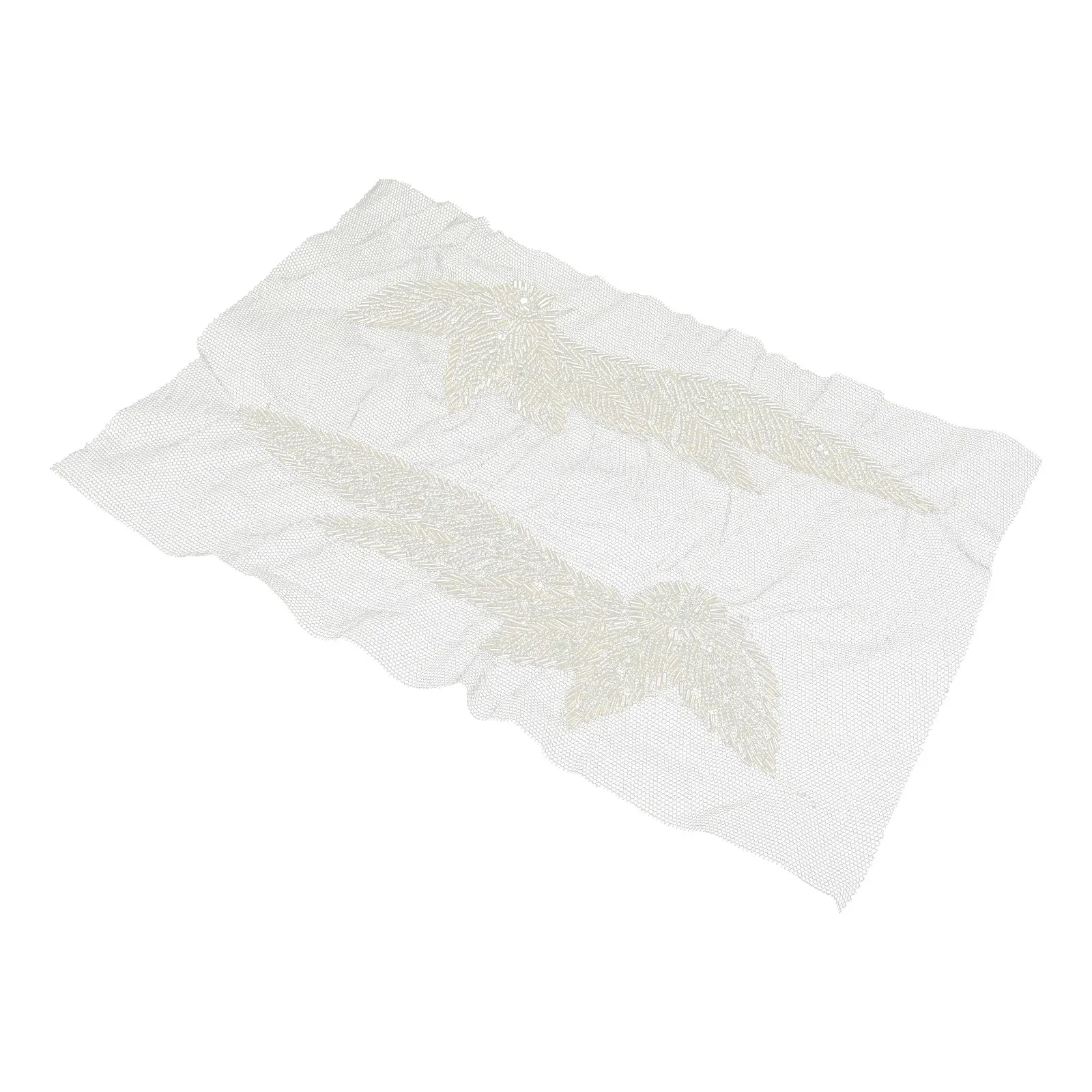 

Winged Brocade Appliques Handmade Beaded Patches for Dress Clothing Jeans Craft Elegant Durable Sewing Wing Shoulder Patch