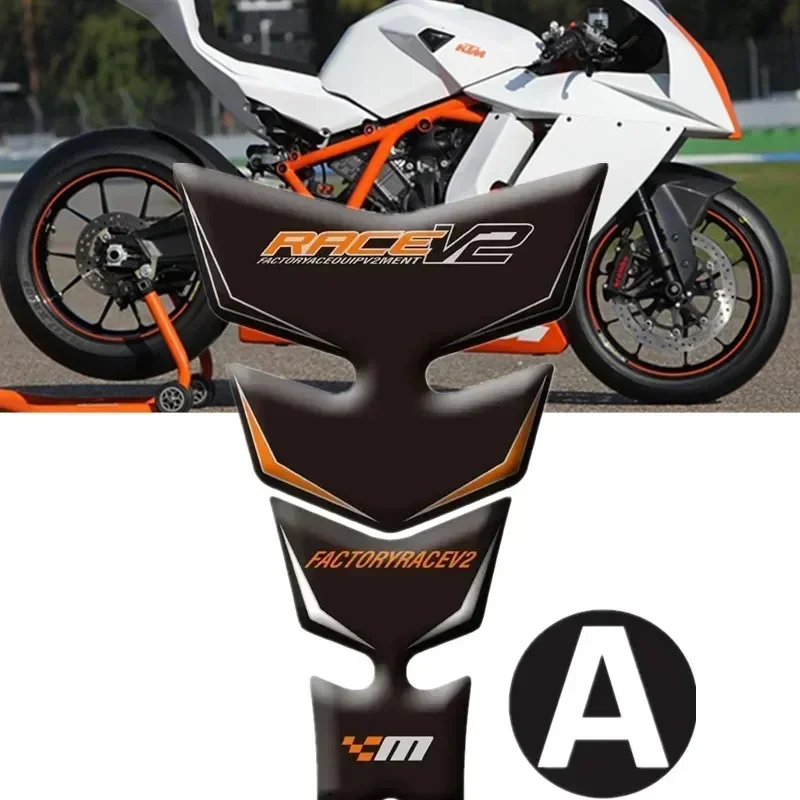 

Наклейки на бак для KTM 1190 RC8R RC8 2008-2015, протектор на бак мотоцикла, 3D гелевые наклейки, наклейка-1