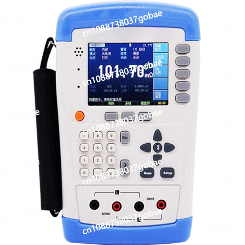

High Precision Low Resistance Tester DC Low Resistance Tester AT518 Handheld