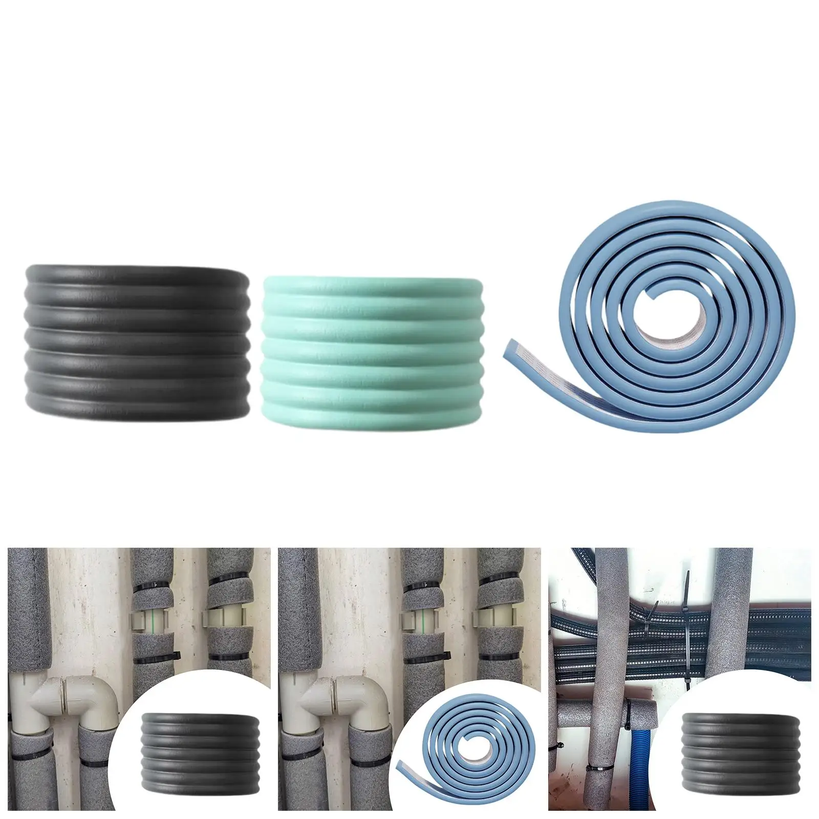 

Изоляционная лента для крышки водопроводных трубок, упаковочная лента для улучшения дома, ширина 3,15 дюйма, антифриз для медных трубок в ванной комнате