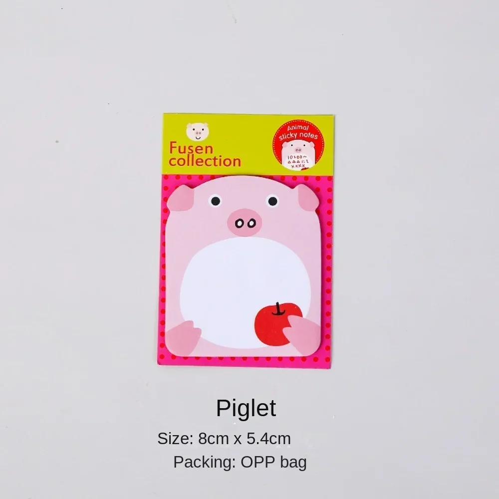 Korean Stationery Animal Shape Sticky Notes Cute Creative Sticky Notes Cartoon  Times  Gift