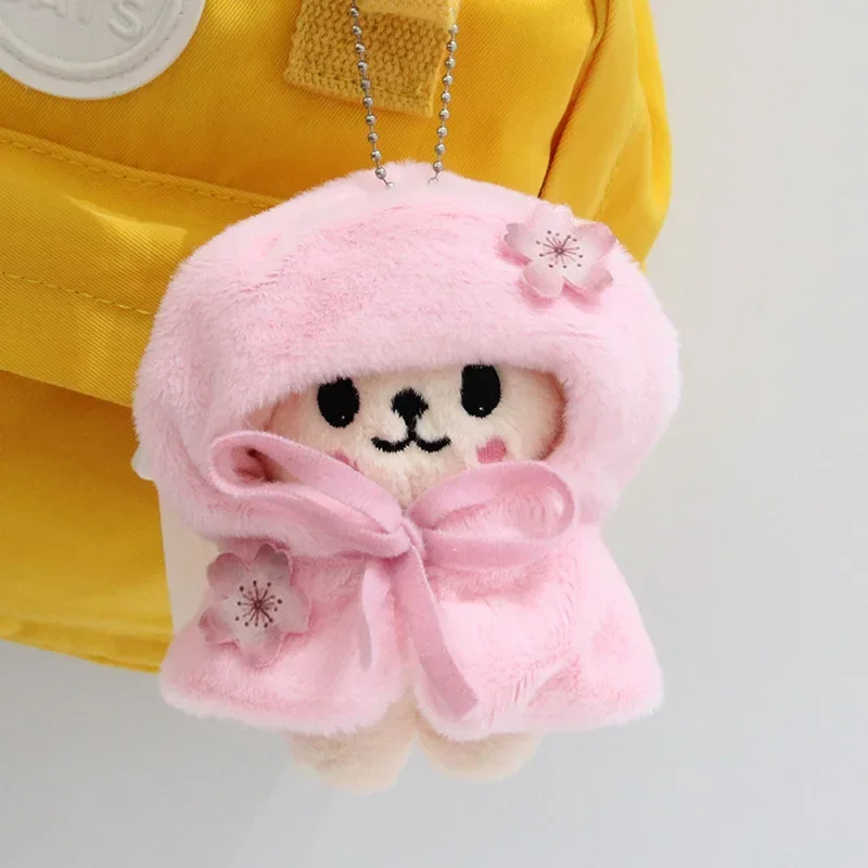 Neues Skzoo Niedliches Spielzeugset im Sakura-Thema mit Umhang, Schal, Verkleidungsfigur, Tasche, Schlüsselanhänger, Dekorativer Kawaii Plüschpuppen-Zubehör-Geschenk – Detail 15