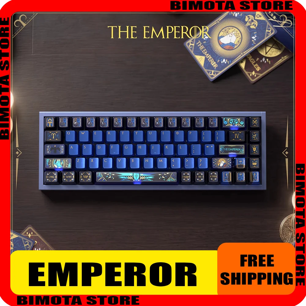 

PIIFOX Emperor Cherry Metallic PC Combination Esports Game Customized Tarot Theme Keycaps