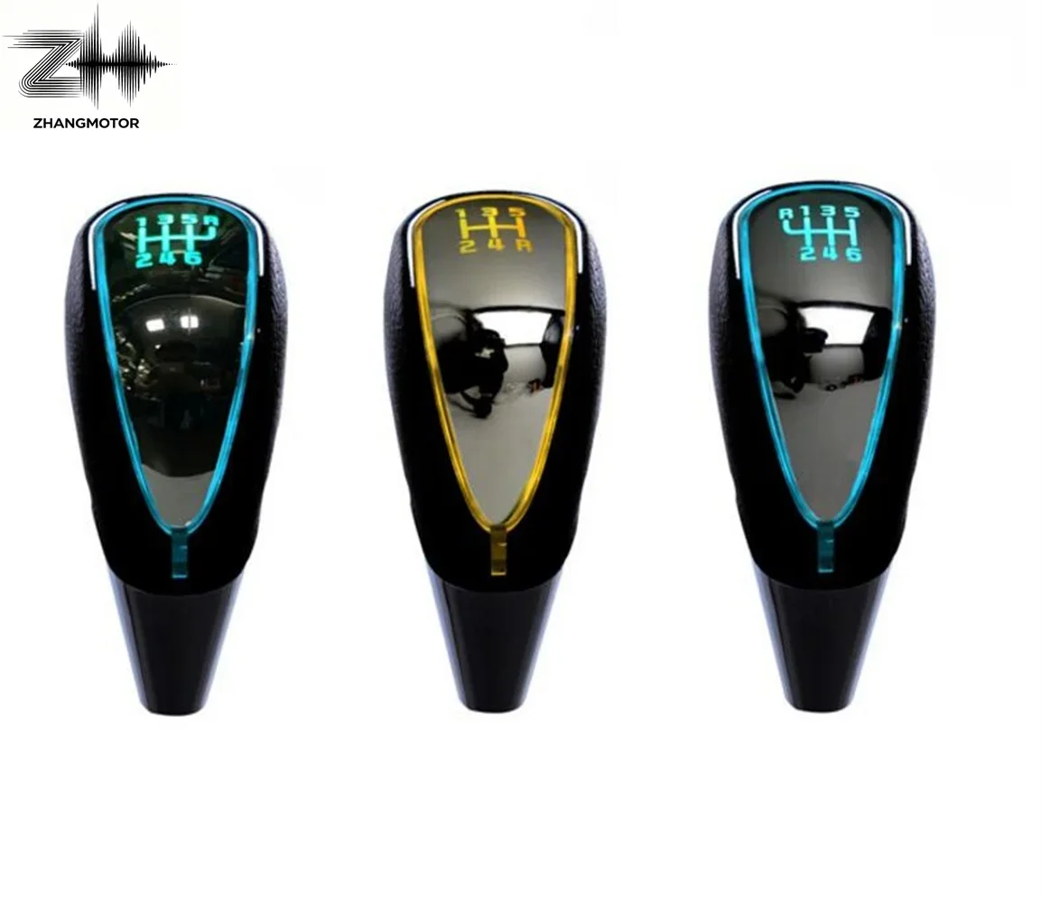 7 Colors Changes Activated Car Gear Shift Knob 5 6 Speed LED Handball Light Cigarette Lighter Charger Fit For Lexus Toyota