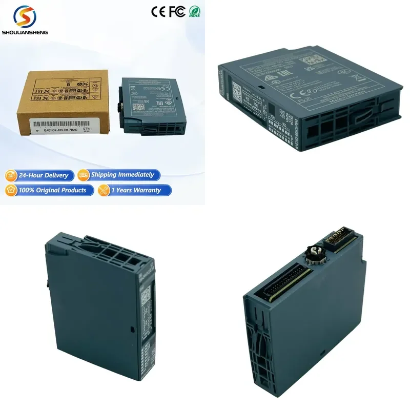 PLC Controller 6AG1132-6BH01-7BA0 ET200S Module for PLC Programming Industrial Control 1 Year Warranty New Original Stock
