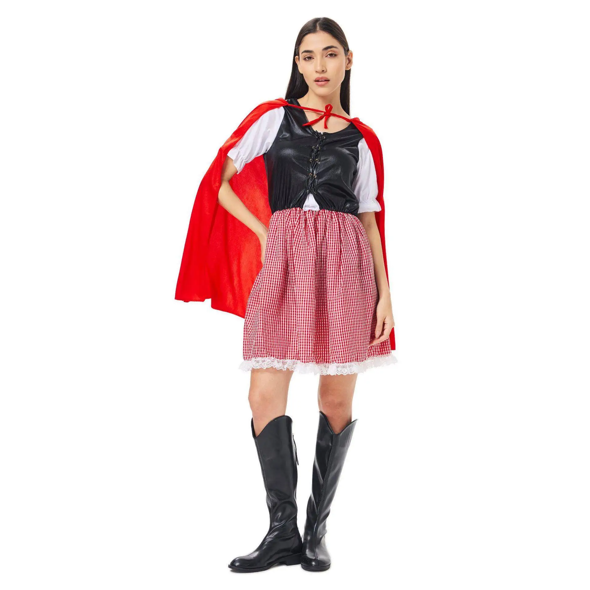 

Adult Halloween Costume Dance Dress up Death God Robe with Hat Medieval Style Women's Ethnic Stage Costume Traditional Hanfu
