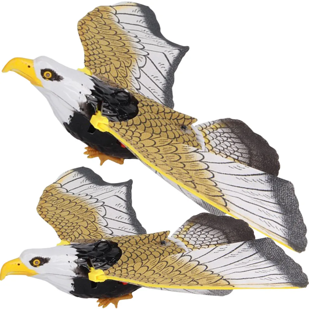 

2Pcs Flying Bird Music Hanging Playthings Adorable Electric Sound Children Supplies Creative Fun Flying Bird Toy