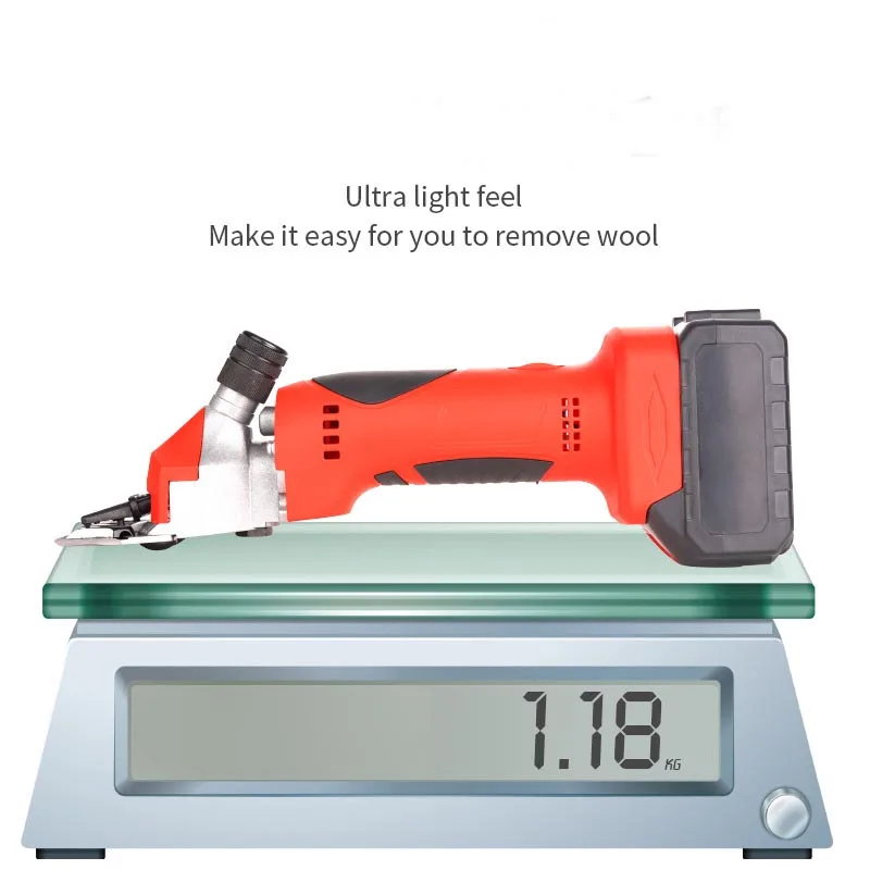 Cutter Wool scissor 13-teeth Wireless Electric Sheep Goat Kit Shearing Machine Clipper Farm Animal Shears