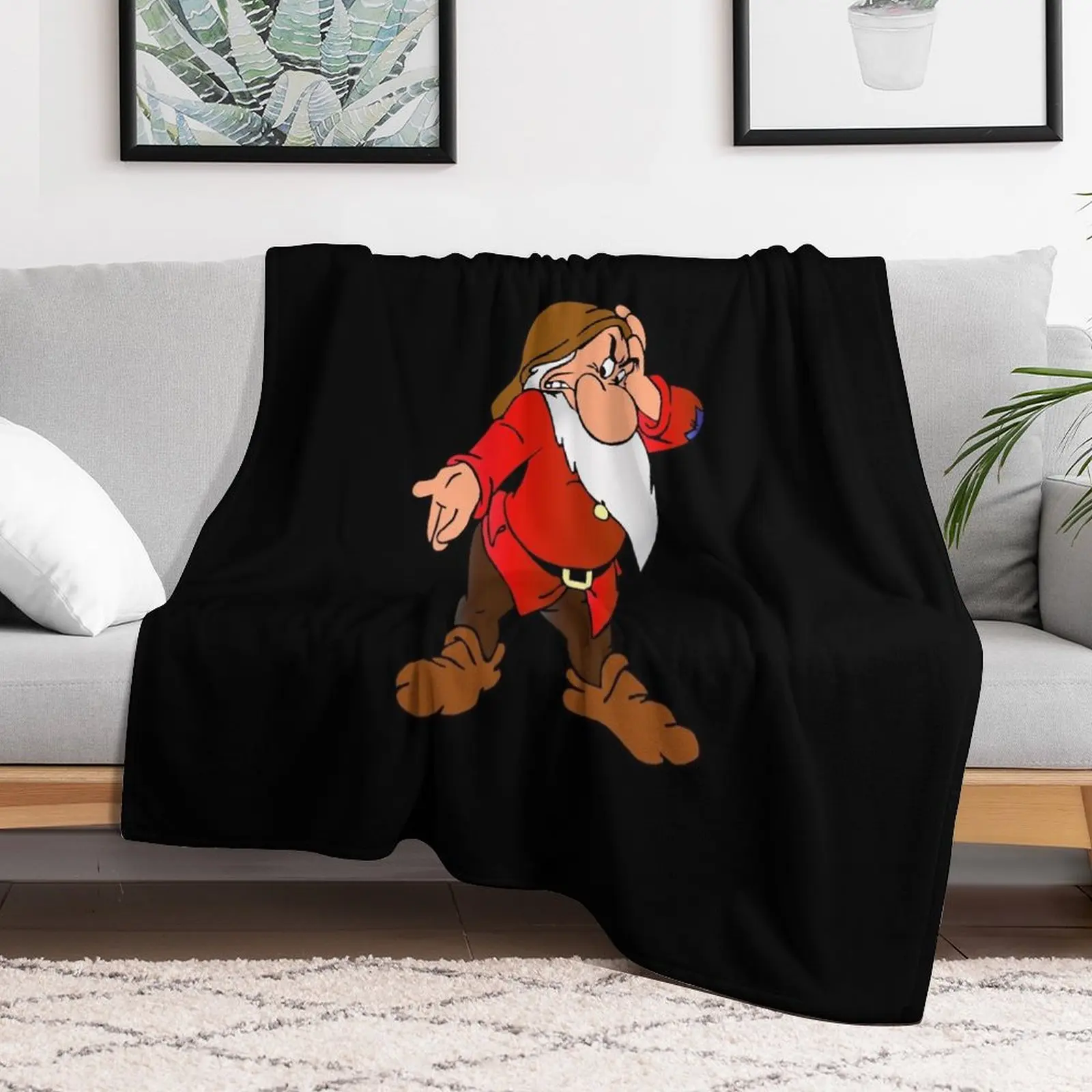 

Grumpy dwarf Throw Blanket Decorative Sofas Beautifuls Blankets For Baby Blankets