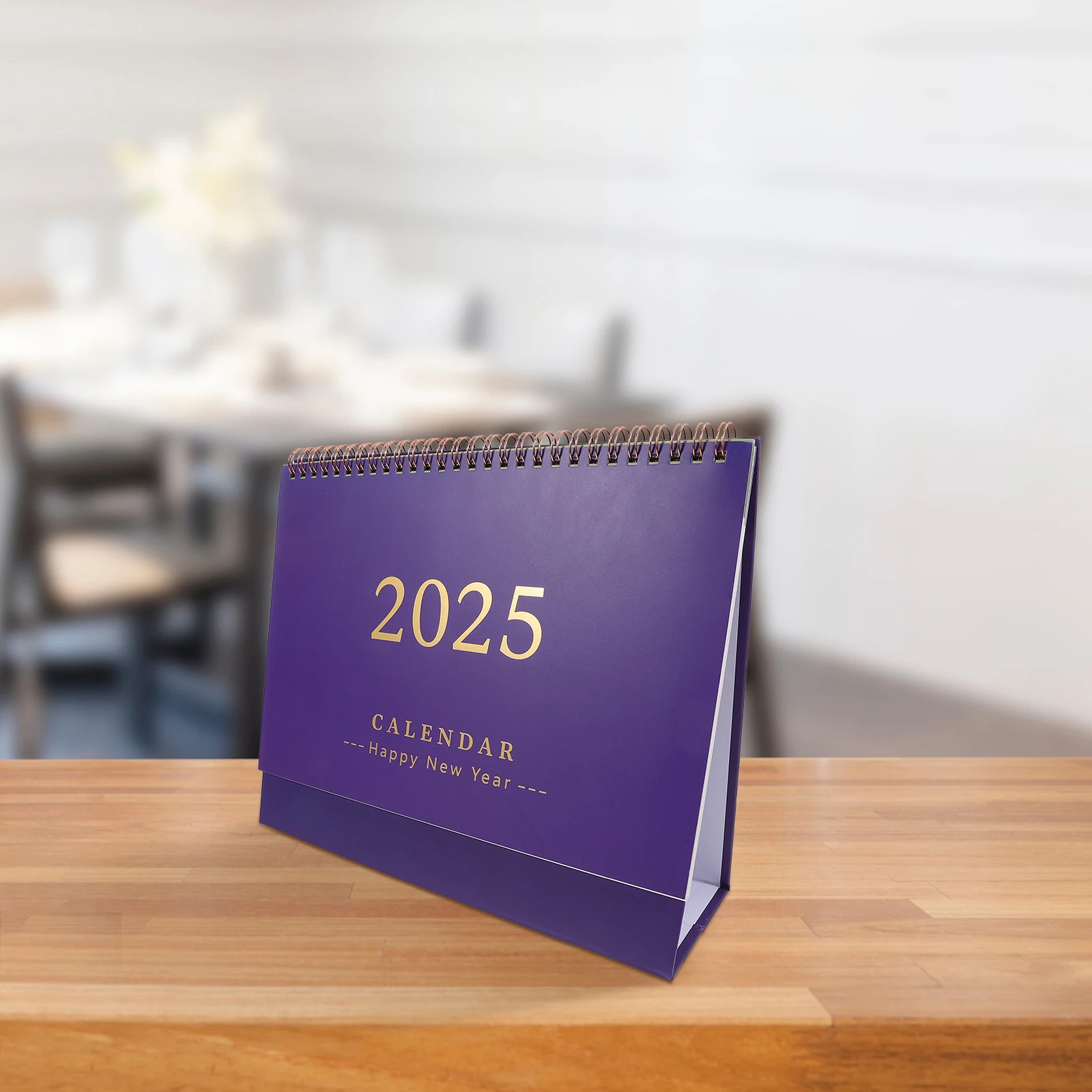 

2025 Desk Calendar Simple Office Reusable Perpetual Desktop Flip Paper Pad Monthly