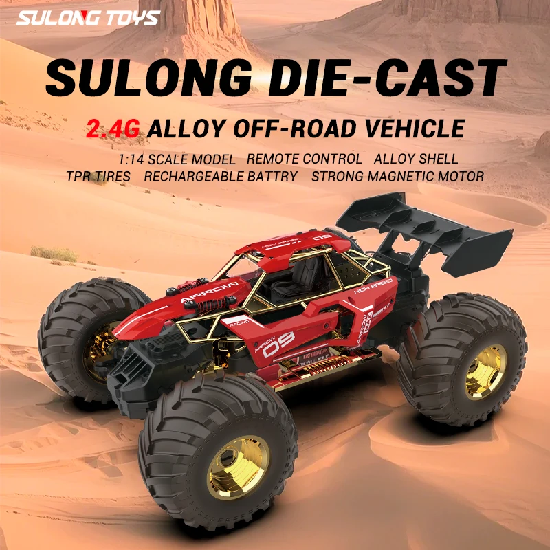 

SL-8398A 1:14 Alloy Off-Road 2.4Ghz Remote Control Suvs Charging Moving Climbing Racer Kid Boy Handle Bigfoot Kid Boy Toy Car Ch