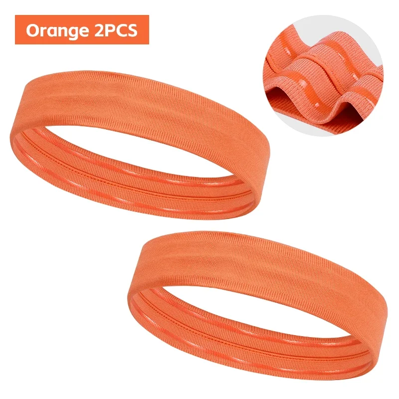 

Unisex Sports Headband Sweatband Anti Slip Breathable for Cycling Yoga Running Gym Tennis Workout Headwear Gear Men Headband