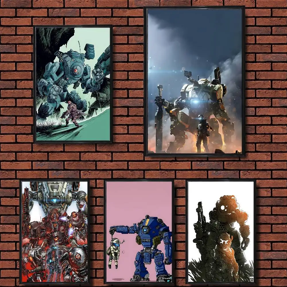 

BT-7274 game Titanfall High Quality Dorm Living Room Aesthetic Wall Decoration Painting Poster Stickers Gift