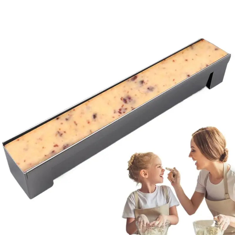 Molde para hornear pan, caja para tostadas en forma de U, molde para pastel de acero inoxidable, resistente al calor, molde para pan, pan, máquina formadora de rollos de pastel para